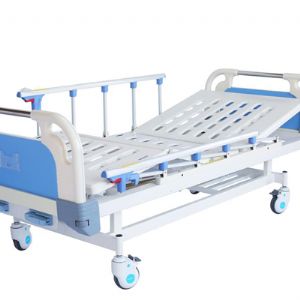 E9雙搖護理床 (四角剎車、折疊護欄）