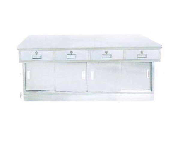 G35不銹鋼工作臺（四抽、推拉門）